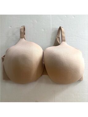 CACIQUE Comfort Bliss Lightly Lined‎ Full Coverage Nude Bra 40G NWOT